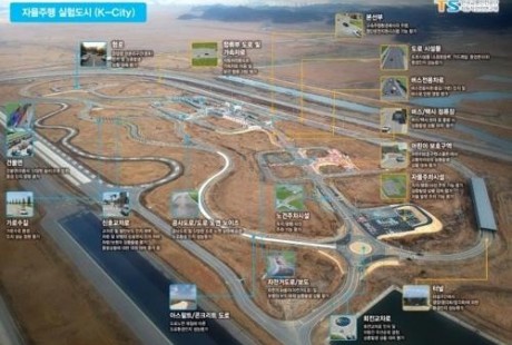 韓國(guó)自動(dòng)駕駛汽車測(cè)試基地K-City建成