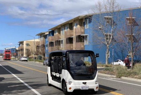 上汽在加州大學(xué)戴維斯分校展示自動駕駛電動車！