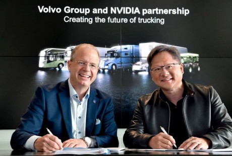 沃爾沃合作英偉達(dá)，為自動(dòng)駕駛卡車研發(fā)AI決策系統(tǒng)！