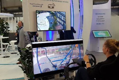 愛立信展示利用5G技術(shù)遠程遙控自動駕駛汽車