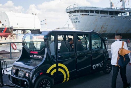 無人駕駛小客車在內(nèi)部道路為紐約公眾服務