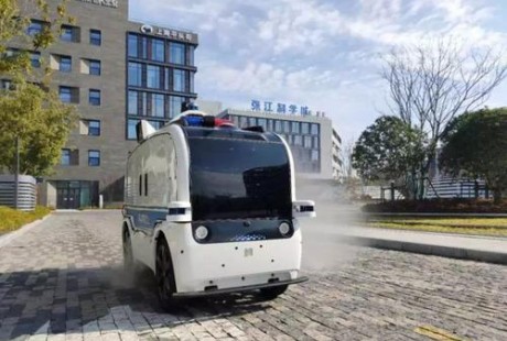 新能源無人駕駛車在疫情防控中大顯身手！