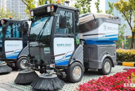摯途無人環(huán)衛(wèi)車2021年累計(jì)商業(yè)運(yùn)營6萬公里